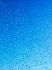 Wet blue surface