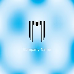 Best letter M logo concept, Letter M strong and creative logo concept, creative letter M concept design