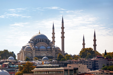 The famous Suleymaniyah Mosque