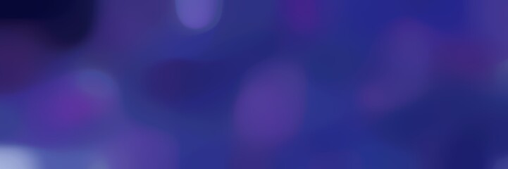 blurred horizontal background with dark slate blue, very dark blue and medium purple colors and space for text