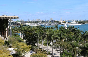 miami, usa, florida, city, panorama, view, sea, building, cityscape, architecture, skyline, urban, landscape, town, panoramic, buildings, port, 