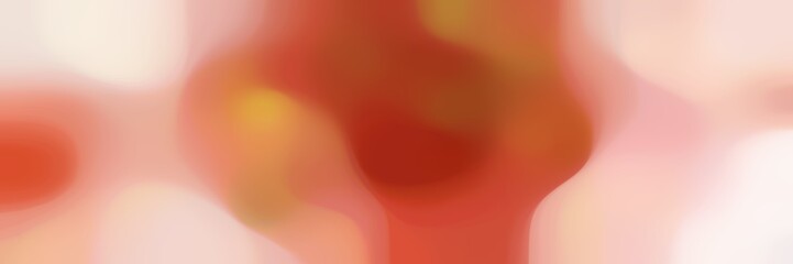 blurred horizontal background with baby pink, sienna and peru colors and space for text