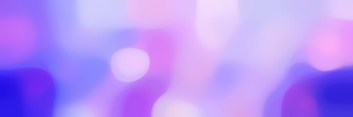 blurred horizontal background with lavender blue, royal blue and blue violet colors and free text space