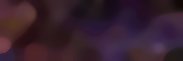 blurred bokeh horizontal background with very dark pink, very dark blue and old mauve colors space for text or image
