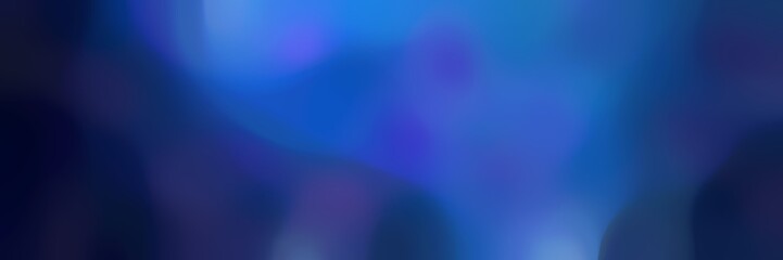 blurred horizontal background with midnight blue, royal blue and strong blue colors and space for text
