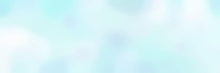 soft blurred horizontal background with light cyan, mint cream and alice blue colors and space for text