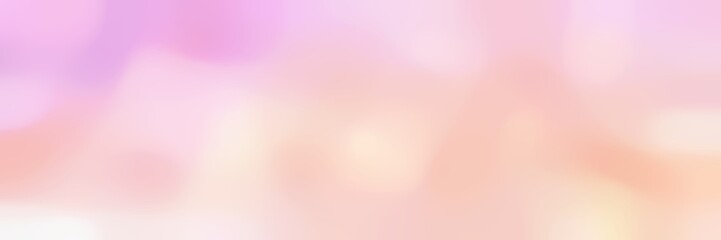 blurred horizontal background with pastel pink, plum and linen colors and space for text