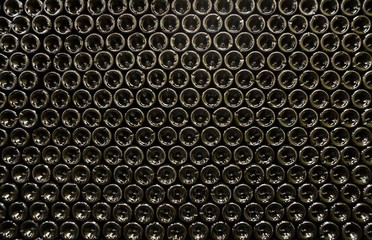 Bottles In Wine Cellar