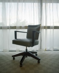 Office Chair In Front Of Window
