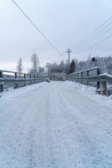 road in winter