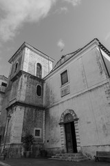 Isernia, Molise. Church of Santa Chiara. It is located in the historic center, and its construction...