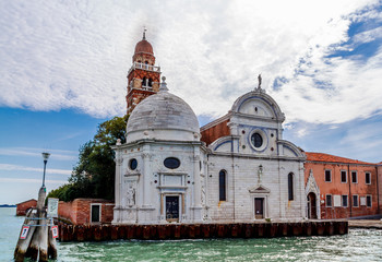 Roman Catholic church San Michele in Isola (Chiesa di San Michele in Isola). Venice, Italy.
