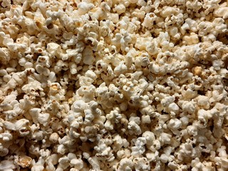 Delicious Salty Popcorn for Background or Texture