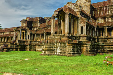 Obraz premium Green field of Angkor Wat