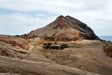 beautiful landscape of Ponta de Sao Lourenco and Atlantic Ocean, Madeira