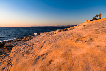 南紀白浜 千畳敷 夕方