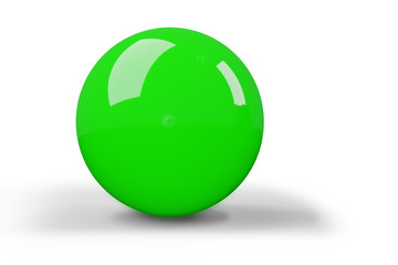 Single colored smiley face, 3D illustration