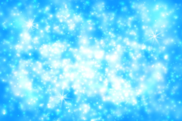 Blue shiny magic background