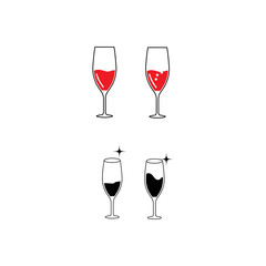 Wine Logo Template vector symbol