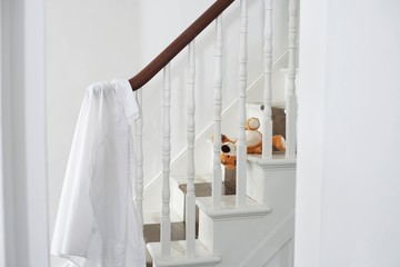 Shirt Hanging On Banisters