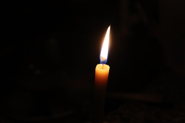 candle in the dark
