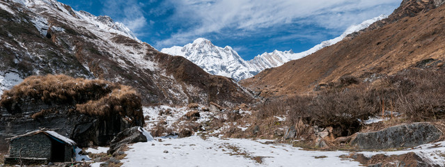 Trail to Annapurna Base Camp in Nepal