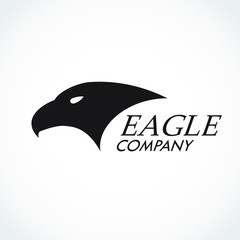 Naklejka premium eagle head elegant logo