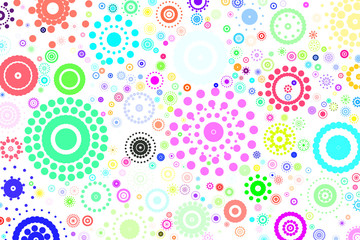 Abstract geometric pattern, colorful & artistic shapes for graphic design, catalog, illustration, graphic resources or background.