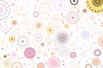 Naklejka premium Abstract geometric pattern, colorful & artistic shapes for graphic design, catalog, illustration, graphic resources or background.