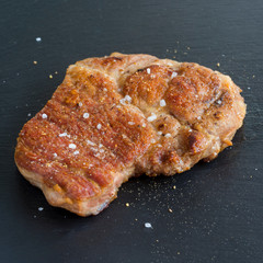 fresh tasty meat steak from the pig