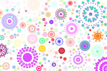 Abstract geometric pattern, colorful & artistic shapes for graphic design, catalog, illustration, graphic resources or background.