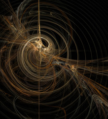 abstract fractal background copper swirl