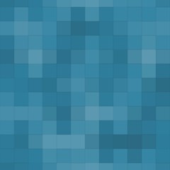 Abstract pattern seamless background illustration. Colors: pine green, tropical rain forest, blue green, outer space, pacific blue.