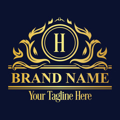 Gradaint Alphabet Luxurious logo, Vintage ornamental luxury logo design template: 100% vector best for t shirt, pillow,mug, sticker and other Printing media