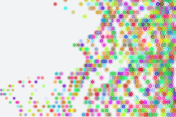 Abstract geometric pattern, colorful & artistic shapes for graphic design, catalog, illustration, graphic resources or background.