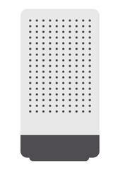 Air purifier isolated on a white background, vector illustration. Appliances.