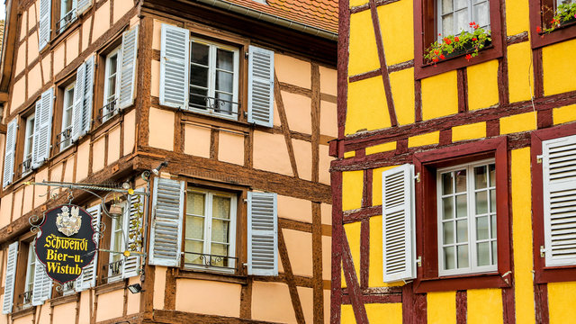 maisons &agrave; colombage &agrave; colmar, alsace, France