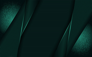 abstract green background with modern shape