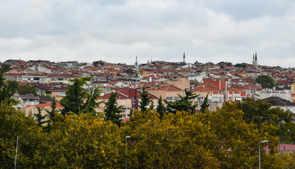 Fototapeta premium Ancient building located at downtown