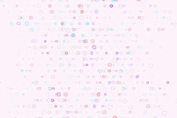 Abstract geometric pattern, colorful & artistic shapes for graphic design, catalog, illustration, graphic resources or background.