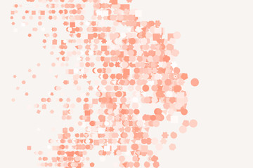 Abstract geometric pattern, colorful & artistic shapes for graphic design, catalog, illustration, graphic resources or background.