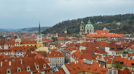 Fototapeta na wymiar Cityscape of Prague, Czechia