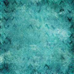 Teal Green Grid Abstract Background Illustration