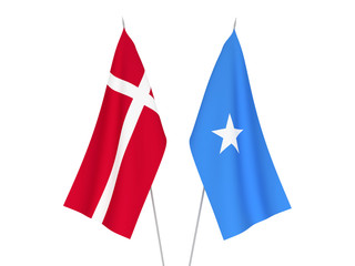 Somalia and Denmark flags