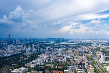 Nanjing City, Jiangsu Province, urban construction landscape