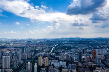 Nanjing City, Jiangsu Province, urban construction landscape