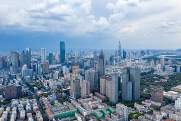 Obraz premium Nanjing City, Jiangsu Province, urban construction landscape