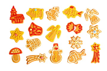 Christmas gingerbread cookies