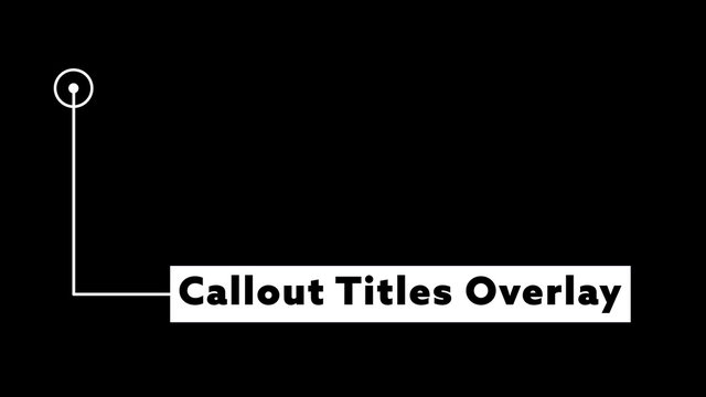 Colorful Callout Title Overlay