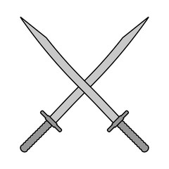 Crossed swords icon.